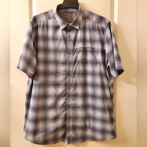 Swiss Tech Short Sleeve Button Down (Snaps) - Men's XL
